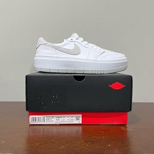 Jordan 1 Wmns Elevate Low White Neutral Grey DH7004-110 (11w/9.5m) - new in box
